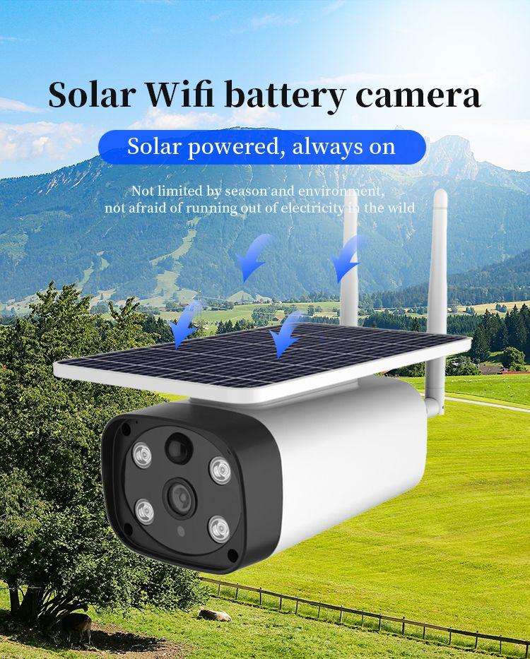 Kamera HD-IP 4G GSM Smart Solar Podczerwień i Bateria Chmura 2.0 Megapikselowa Full HD 1920x1080p YS8 Biała