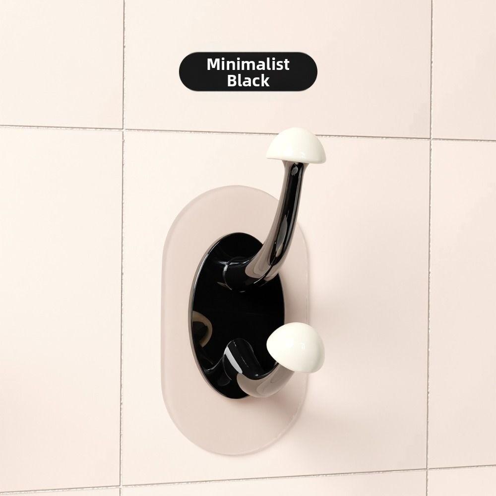 Waterproof Self-Adhesive Hooks Heavy Duty Mushrooms Coat Rack Hooks Storage Rack  Household