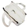 Holiday Shoulder Bag 18cm X X Canvas Tote Bag with Coaster A.M. Women's [Ivory/Size 25.5cm 14cm] (KB112)