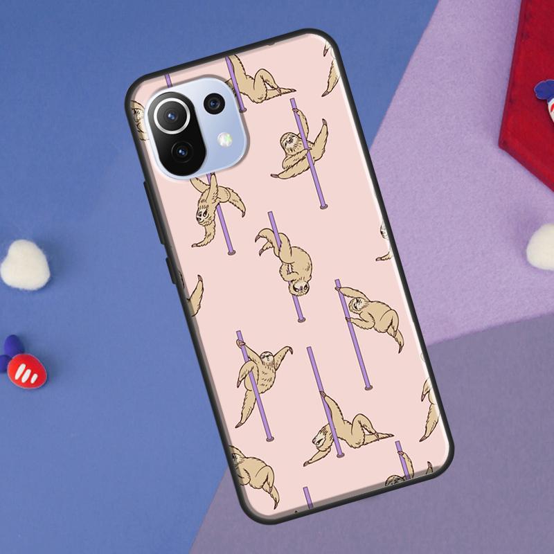 Baby Sloth Cover For Xiaomi 14 Ultra 13 11T 12T 13T 14T Pro POCO X7 X6 Pro X3 X5 F3 F5 M6 F6 Pro Case