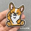 Team Cat Embroidery Patches Appliques For Clothing Diy Sewing Iron On Patches Punk Cartoon Stripes Decoration Accessories