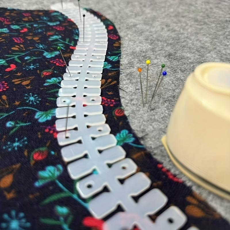 1 Stück Silikon Randroller, Silikon Saumformer Nähwerkzeug für Wollstrick Häkeln Nähzubehör