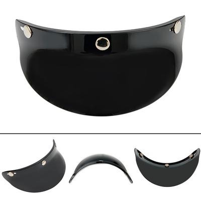 Daszek do kasku motocyklowego 3-zatrzaskowy Akcesoria Czarny PC