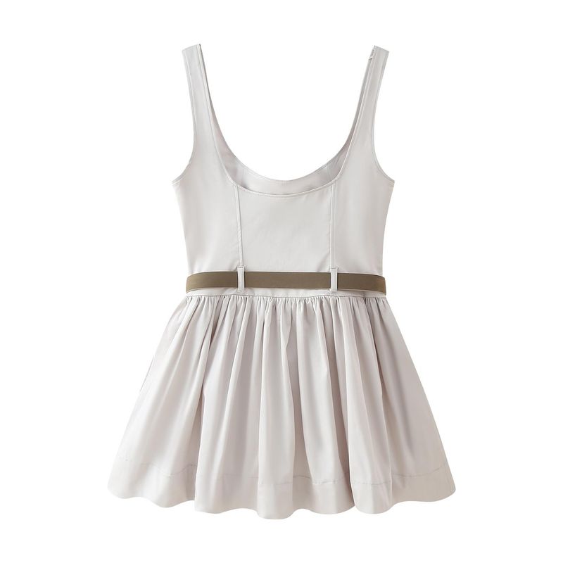 Jnleaog Spring New Arrival Women's Clothing Fashion Fashion with Belt Slim Fit Short Dress 2180326806