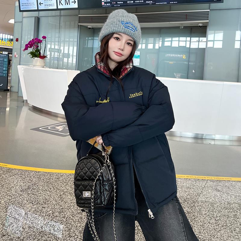 Autumn Winter Thicken Warm Parka Women Casual Sweety Solid Color Big Pocket Loose Jackets Outwear