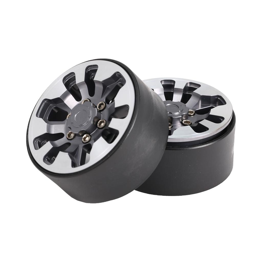 Metal Wheel   Beadlock Wheel  s Hub 4pcs Compatible with   SCX10 90046    4   D90 RC Car