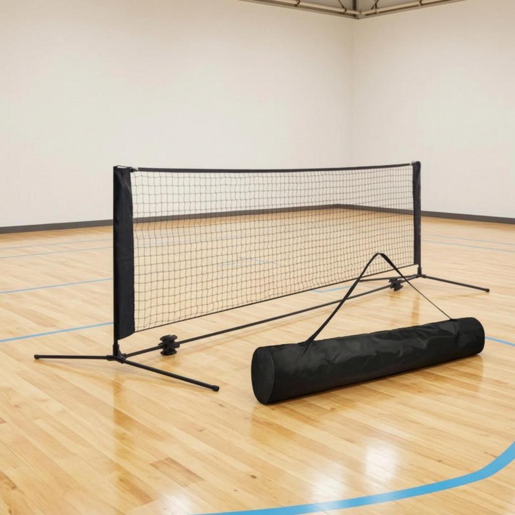 Badmintons Net with Stand Portable Foldable for Families,