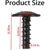 AUCELI 20pcs Screws Bolts, Engine Under Cover Fender Liner Splash Guard Truss Head Bolt, Bumper Body Push Retainer Self Tapping Screw, Replace Car