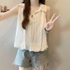 Summer Lace-Up Bud-Shaped Sleeveless Vest: Flattering, Slimming, and Trendy Women's Top
