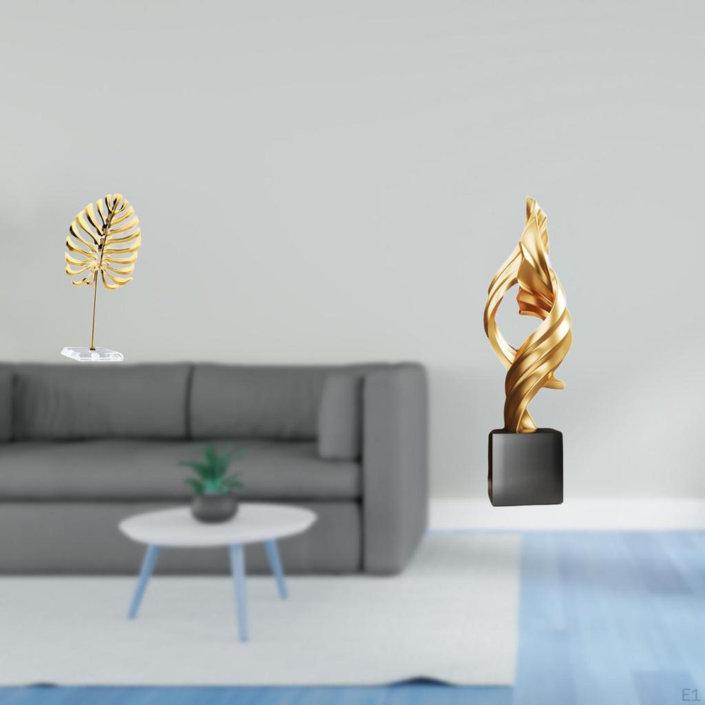 Abstract Art Figurine Sculpture Decorative Ornament for Home Office Bookshelf Bar Coffee Table