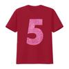 5Th Birthday Bling T Shirt For 5 Year Old Girls vintage Washed Unisex Versatile Top For Everyday Wear graphic Soft Stretched