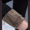 Damen Winter Verdickte Fleecegefütterte Hose mit Hoher Taille, Slim Fit, Elastisch, Vielseitig, Warm, Baumwollhose für Oberbekleidung