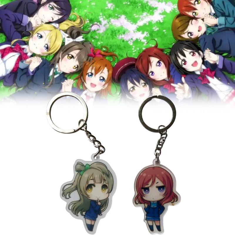 Love Live School Idol Project Keyring With Creative Cartoon Style Keychain For Fans And Gift