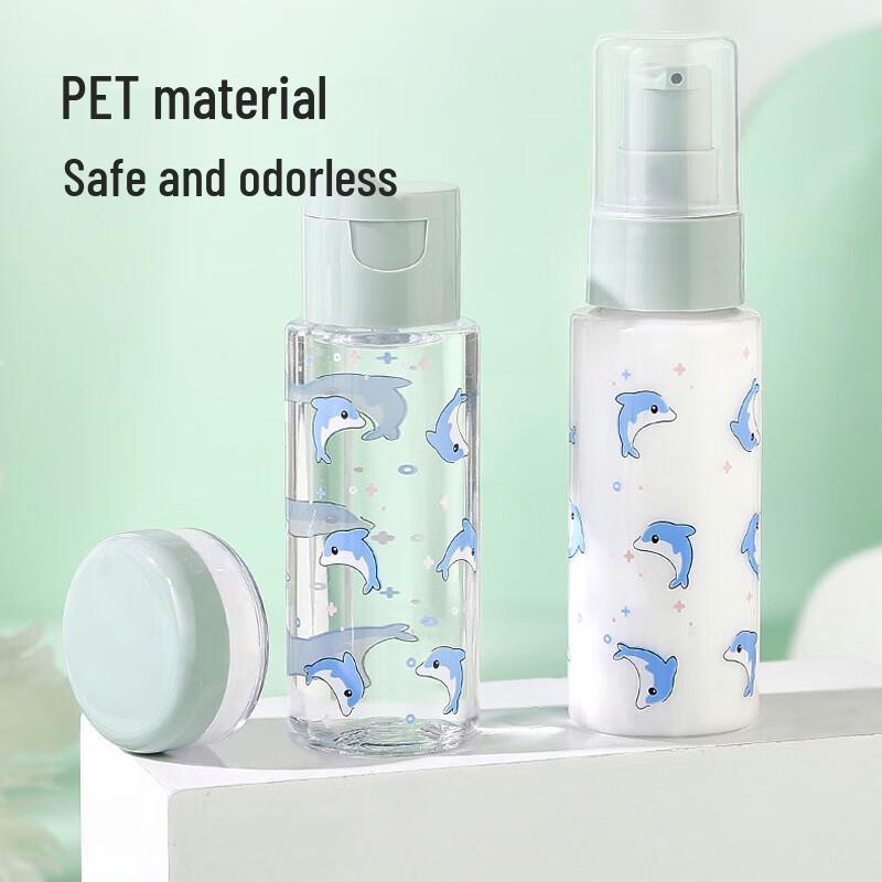 Přenosná sada lahviček na doplňování na cesty