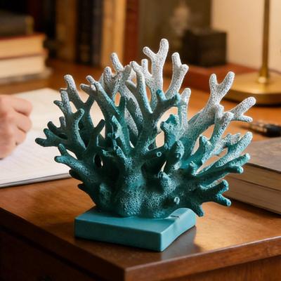 Resin Coral Statue Simulated Coral Ornaments Resin Handicrafts Irregular Coral Flower Decorative Figurines Home Decoration