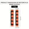 Motocyklová brzdová páčka Silikonový návlek Měkký Protiskluzový odolný Moto Kolo Ochranná řídítka Moto Vybavení Příslušenství