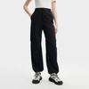 Fila X MAISON KITSUNE Original Outdoor Fashion Stretch Simple Comfortable Woven Wide Leg Casual Pants Women Bottoms Legendary-Blue F11W529803F-NV