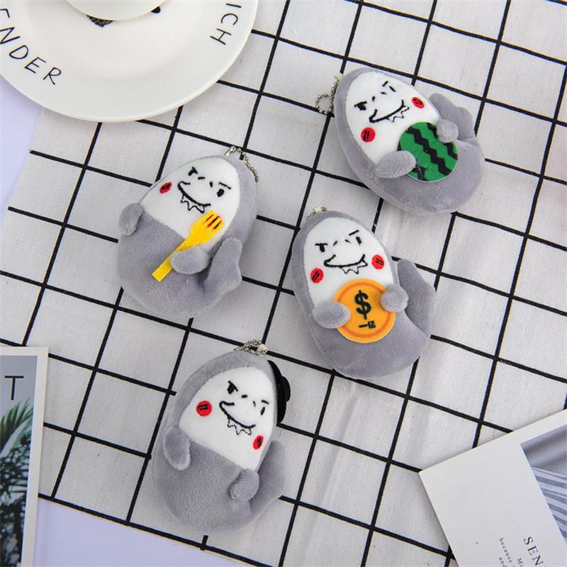 Funny And Adorable Shark Plush Toy Keychain Bag Charm For All Ages