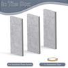 3Pcs Insulated Foam Panels Portable AC Window Seal Kit Universal Fit