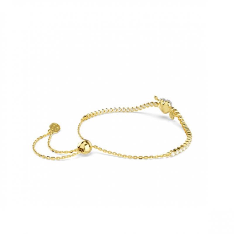 Swarovski Heart With Arrow Gold Tone Bracelet 5744061
