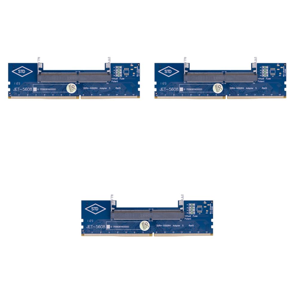 5-1PCS DDR3 DDR4 Laptop To Desktop Memory Adapter Card SO-DIMM To PC DIMM Card Connector Card Memory Stick RAM Connector Adapter