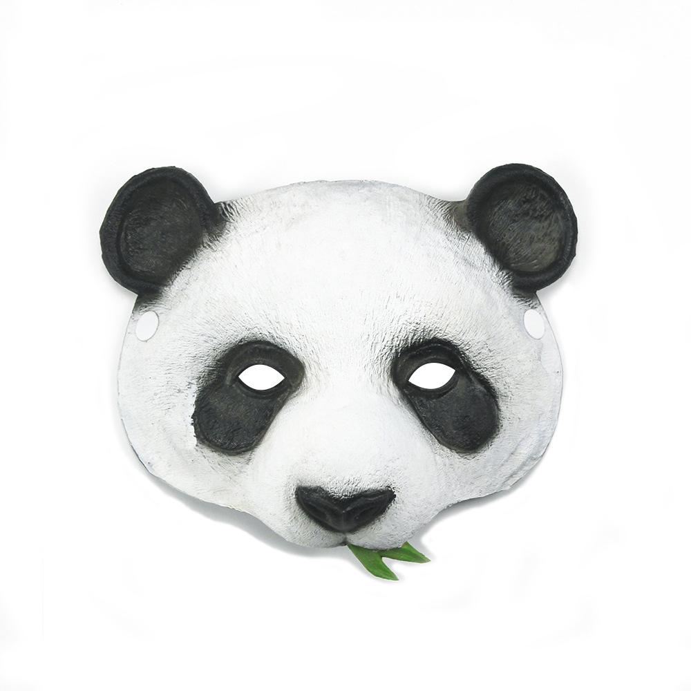 Panda Mask - Halloween Carnival Animal Cosplay Prop One Size Fits All