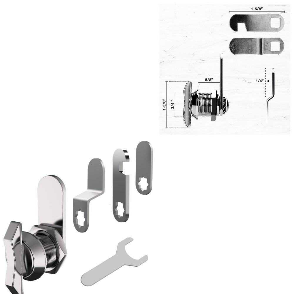 Zinc Alloy Rv Door Lock Keyless Cabinet Lock Professional Toolbox Lock  Toolbox