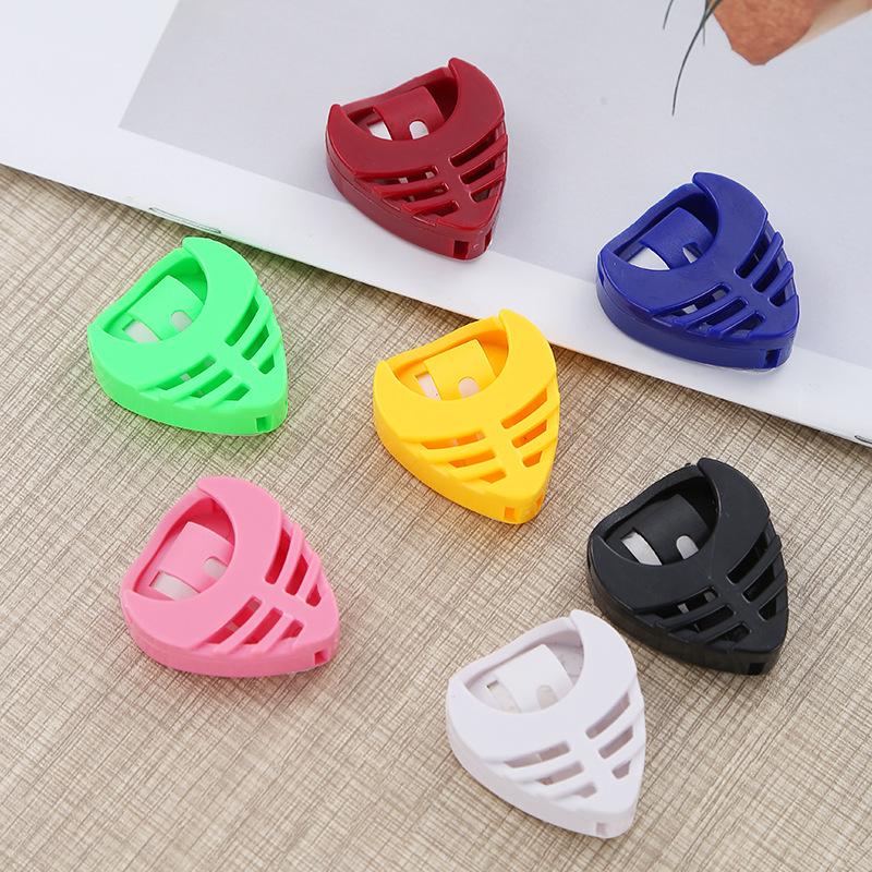 Adhesive Guitar Pick Holder Box - Classic Colored Design