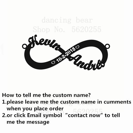 Infinite Layer Necklaces for Women Personalized Stainless Steel Custom Necklace Couple Jewelry Nameplate Pendant