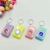 Plastic Camera Electric Luminous Key Chain  Jewelry Pendant Photography Gift