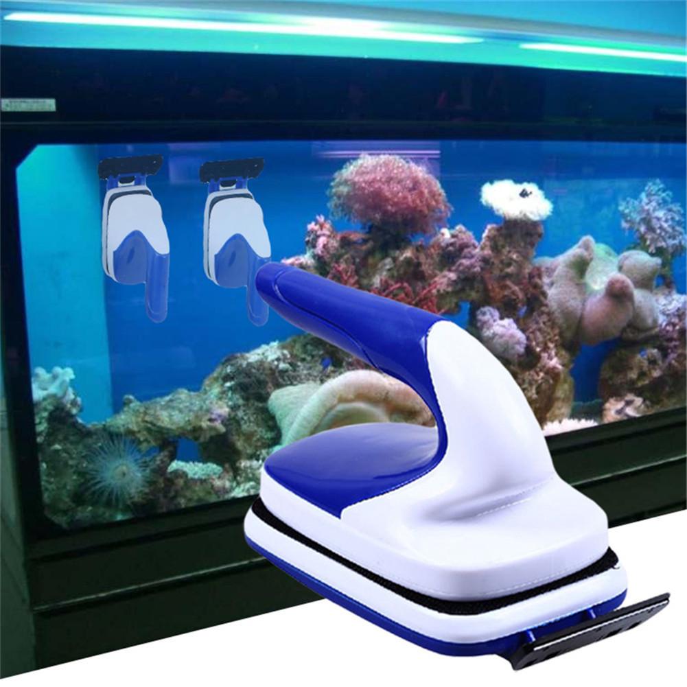 Aquarium Practical Floating Magnetic Brush Fish Tank Glass Algae Scraper Aquarium Window Cleaning Tool Cleaner Magnets Brush
