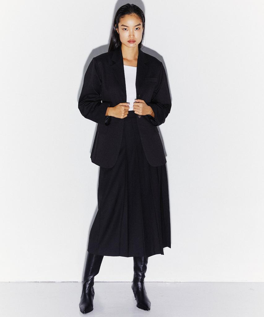 Kimdo Maxi Pleats Skirt Black