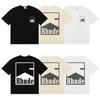 Classico Custodia Sigarette Marlboro Inglese Stampa T-Shirt Corta Uomo e Donna Uguale Tendenza Retro High Street Trendy
