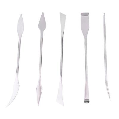 5 sztuk ze stali nierdzewnej wosk gliny ceramiki rzeźba modelowania rzeźby diy craft art narzędzia zestaw