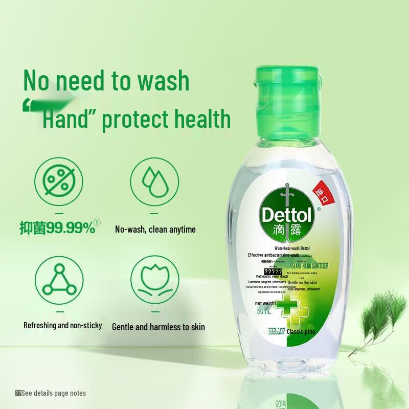 Dettol Classic Pine Instant Hand Sanitizer (2-Pack)