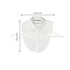 Detachable Lapel Collar False Elaborate Girls Collar Accessory Jeweled Collar Rocker Art Decorative False Shawl