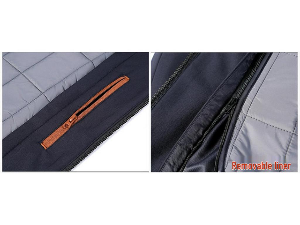 New Stand Collar Mid-Aged Men's Cotton Jacket for Autumn/Winter Season - Thick Dad's Casual Coat.
