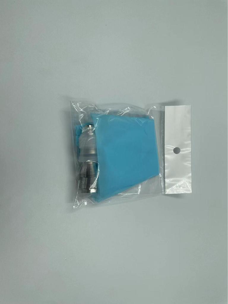 8-Piece Stainless Steel Nozzle Set: 6 Small Nozzles, EVA Decorating Bag & Connector