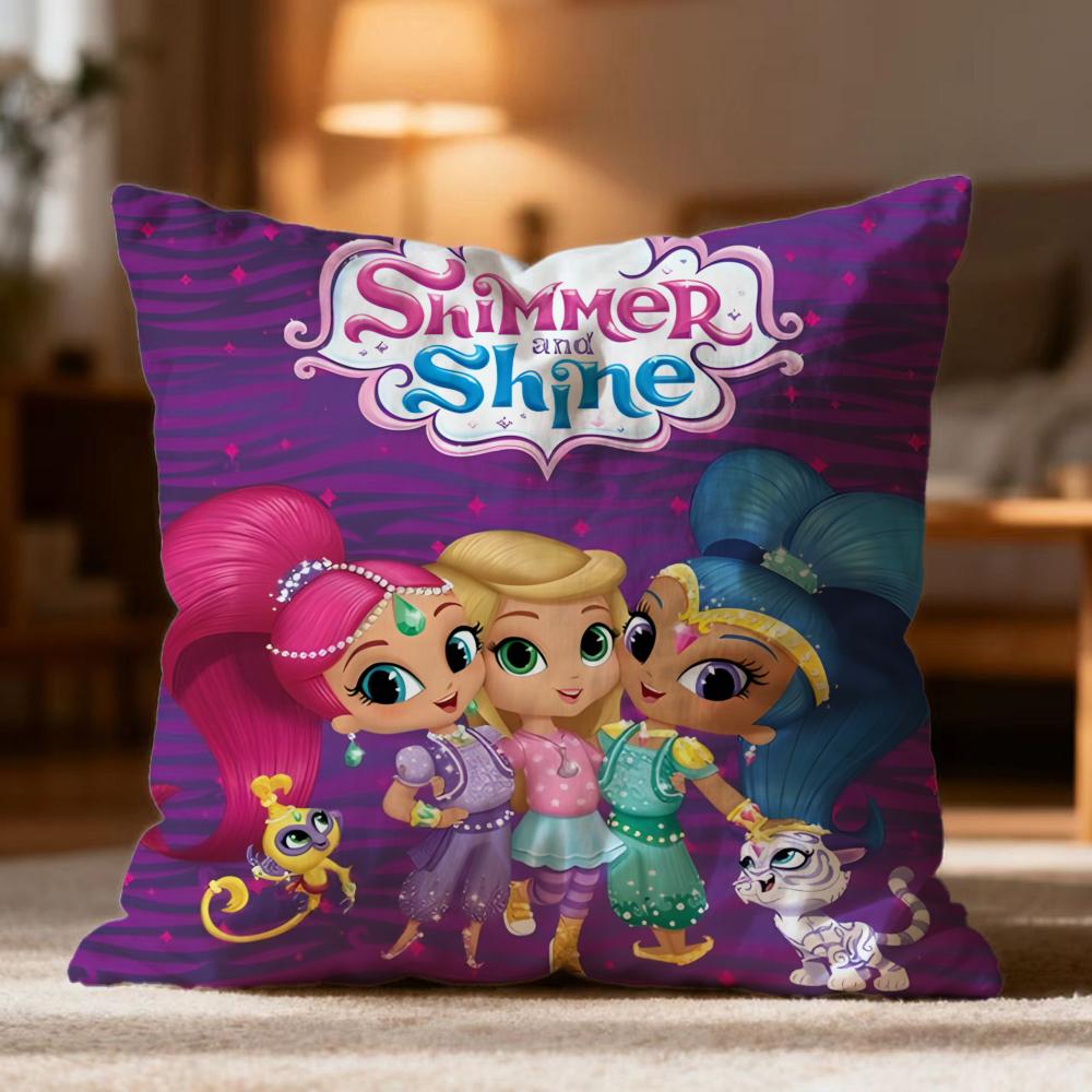 Popular L-LLittle Charmers Cushion Cover Soft Washable Pillow Case Multi-Scene for Couch Bed Travel Office Use