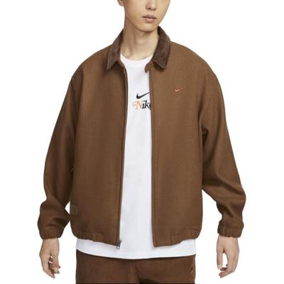 Warm Soft Stylish Long Sleeve Sports Casual Corduroy Collar Jacket Men Jackets Dark-Khaki HQ4744281