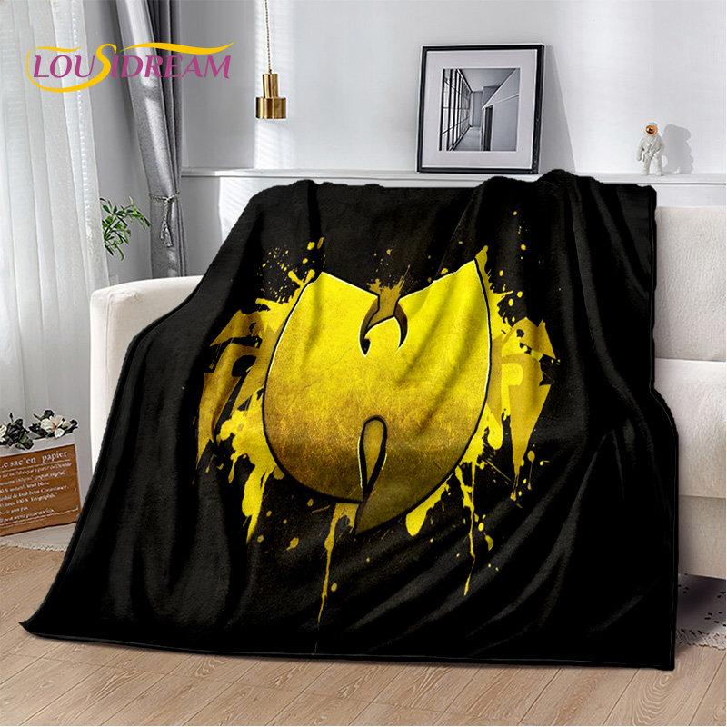 Wu T-TANG Clans Series Sign Soft Plush Blanket,Flannel Blanket Throw Blanket for Living Room Bedroom Bed Sofa Picnic Cover Kids