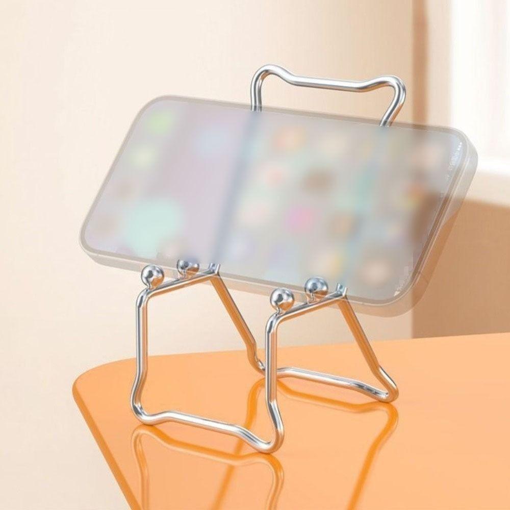 2Pcs Cute Desktop Chair Phone Stand Creative Mini Stool Phone Bracket  for Table Display