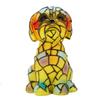 Small Dog Lamp Retro Stained Resin Tabletop Night Light 3D Cute Puppy LED Table Lamp Home Decor