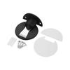 Adjustable Windproof Door Stoppers Strong Aluminum Ground Stoppers Noise Reducing for Home Office Door Security