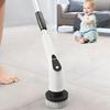 MultiSurface Electric Scrubber 8 Brush Heads 300RPM Motor Telescoping Handle For Ceiling Tile Grout Scrubber Cleaner