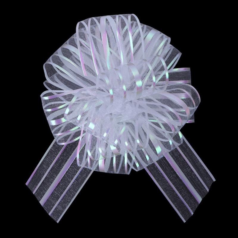 20pcs Car Decor DIY Pull Flower Ribbons Wedding Car Birthday Party Decor Gift Packing Romantic Home  Gauze Drawing