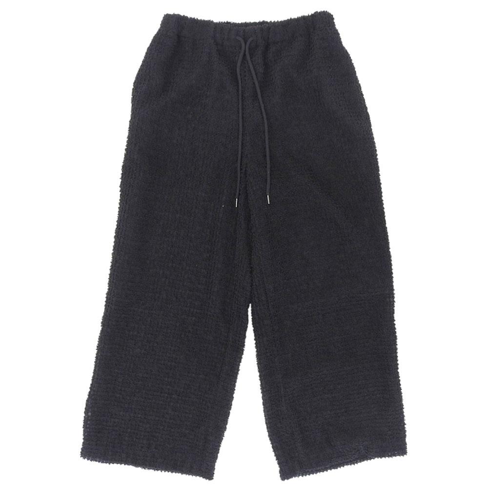 PARIS DE AOUNE Beautiful Feather Chiffon Check Easy Pants Bottoms for Women In Black Bottoms ― blackUsed