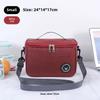 Portable Lunch Bag Food Thermal Box Waterproof Office Cooler Lunchbox With Shoulder Strap Insulated Case Essential For Picnics