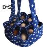 Painted Eggs Collecting Basket with Handle Large Capacity Foldable Design Multifunctional Egg Pouch Portable Eggs Collecting Basket