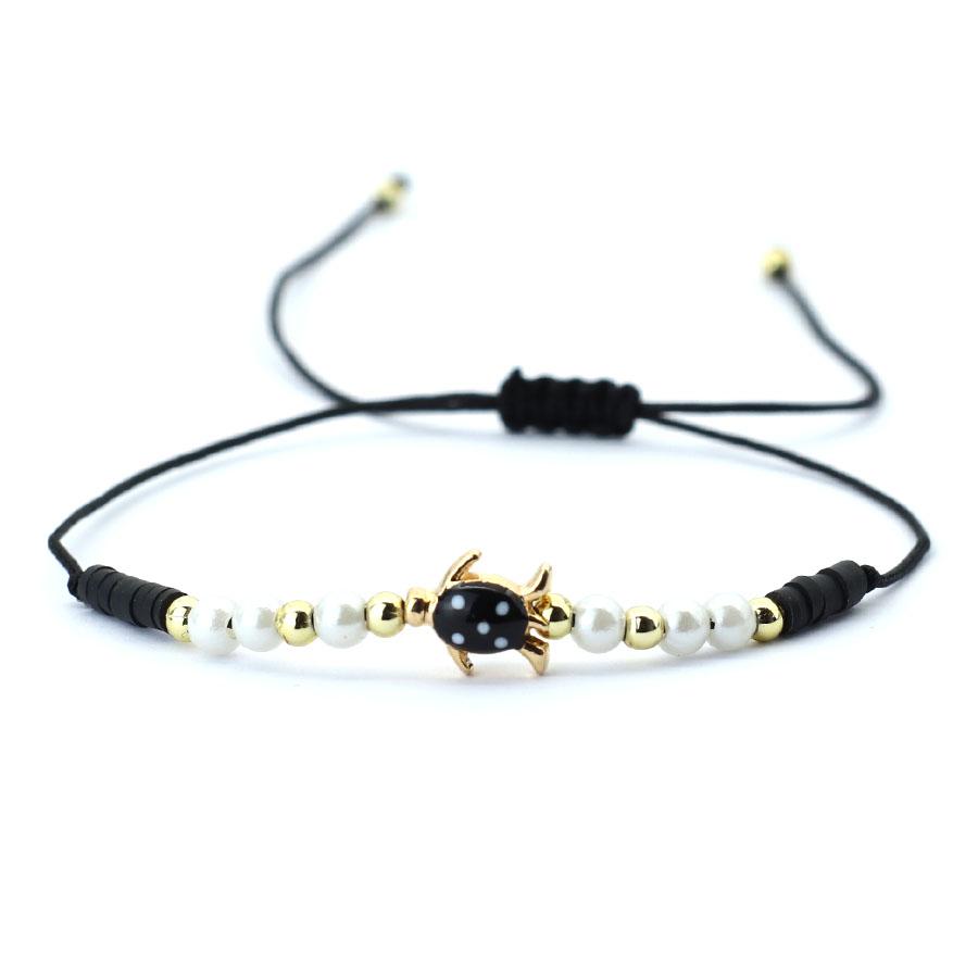 Bohemian Marine Animals Turtle Bracelet For Women Handmade Braided Poly Clay Braslet Beach Leisure Pulseira Accessories Joias